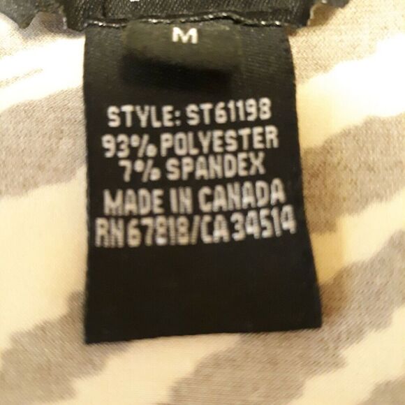 Chapter One Women’s Long Sleeve Animal Print Wrap Front Blouse Size Medium - Picture 9 of 10